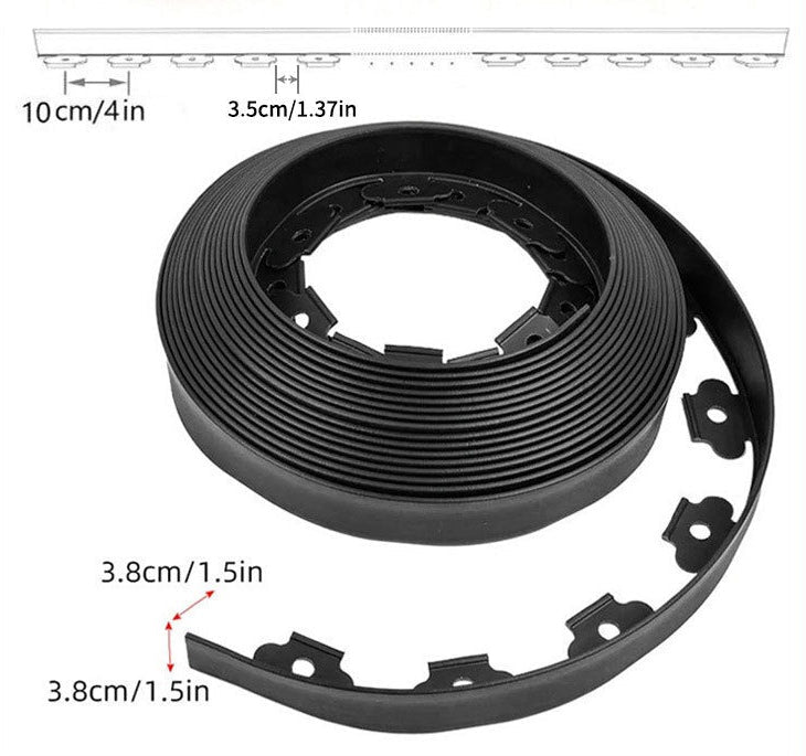 Flexible Garden Edging Strip for Lawn and Borders  Steelmates