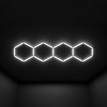 Wall Mount and Office Hexagon LED Light 960 x 3360 mm - 4 Grid System  Steelmates