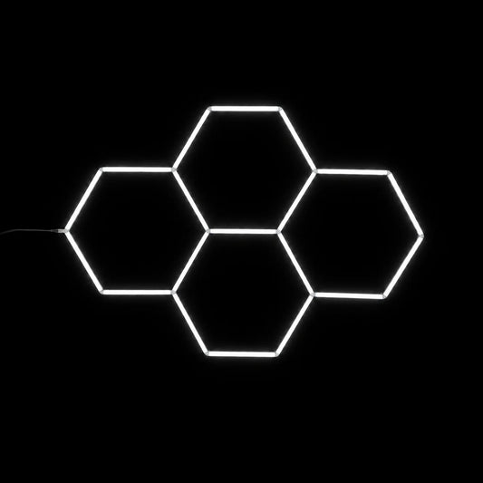 Wall Mount and Office Hexagon LED Light 1680 x 2363 mm - 4 Grid System  Steelmates
