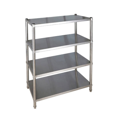 4 tier stainless steel shelving - 1200x480x1800
