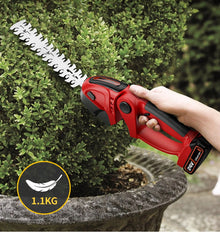Lightweight Cordless Hedge Trimmer 2-in-1 Grass & Shrub Trimmer  Steelmates