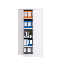 2-door steel office filing Storage Cabinet with Recessed Handle