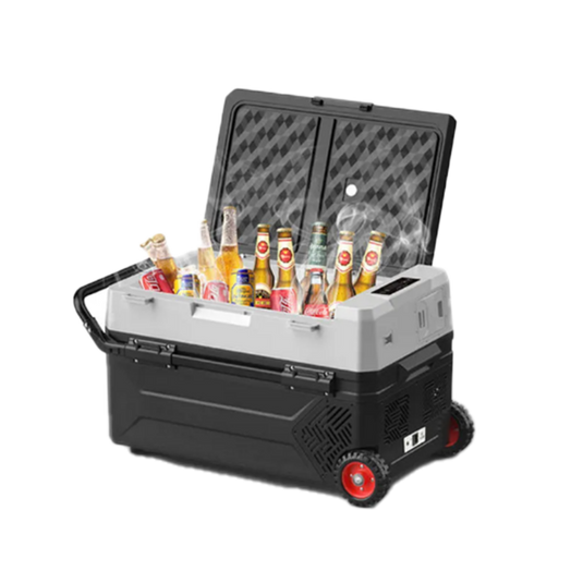 60L Camping Fridge Outdoor Portable Fridge 12V/24V  steelmates