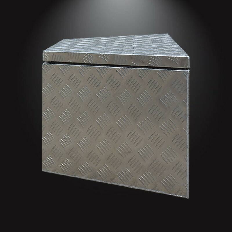 Aluminium Ute Tool Box 1.5mm 900x500x450mm Trailer Drawbar Vehicle Storage
