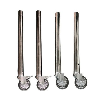 Pack of 4 - Stainless Steel Post Wheels  steelmates