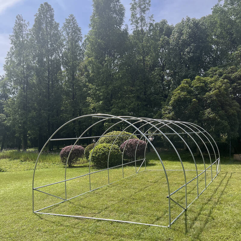 6m x 3m x 2m Strong Tunnel Greenhouses Galvanised Frame