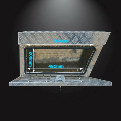 Ultra Tools Aluminium Side Opening Tool Box + Under Tray Side Tool Box