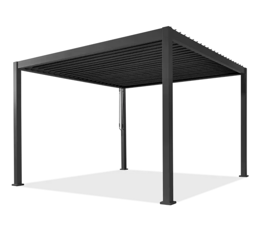 Freestanding Manual Louver Pergola 3×3×2.5m steelmates