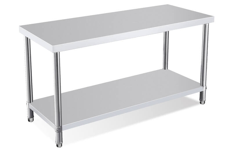 Commercial Stainless Steel Kitchen Bench 1.5m