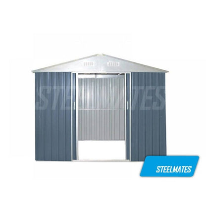 2.55m x 1.72m Gable Roof Garden Shed - AI119  Steelmates