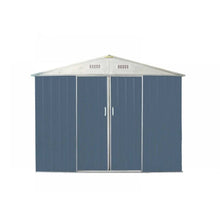 2.55m x 1.72m Gable Roof Garden Shed - AI119  Steelmates