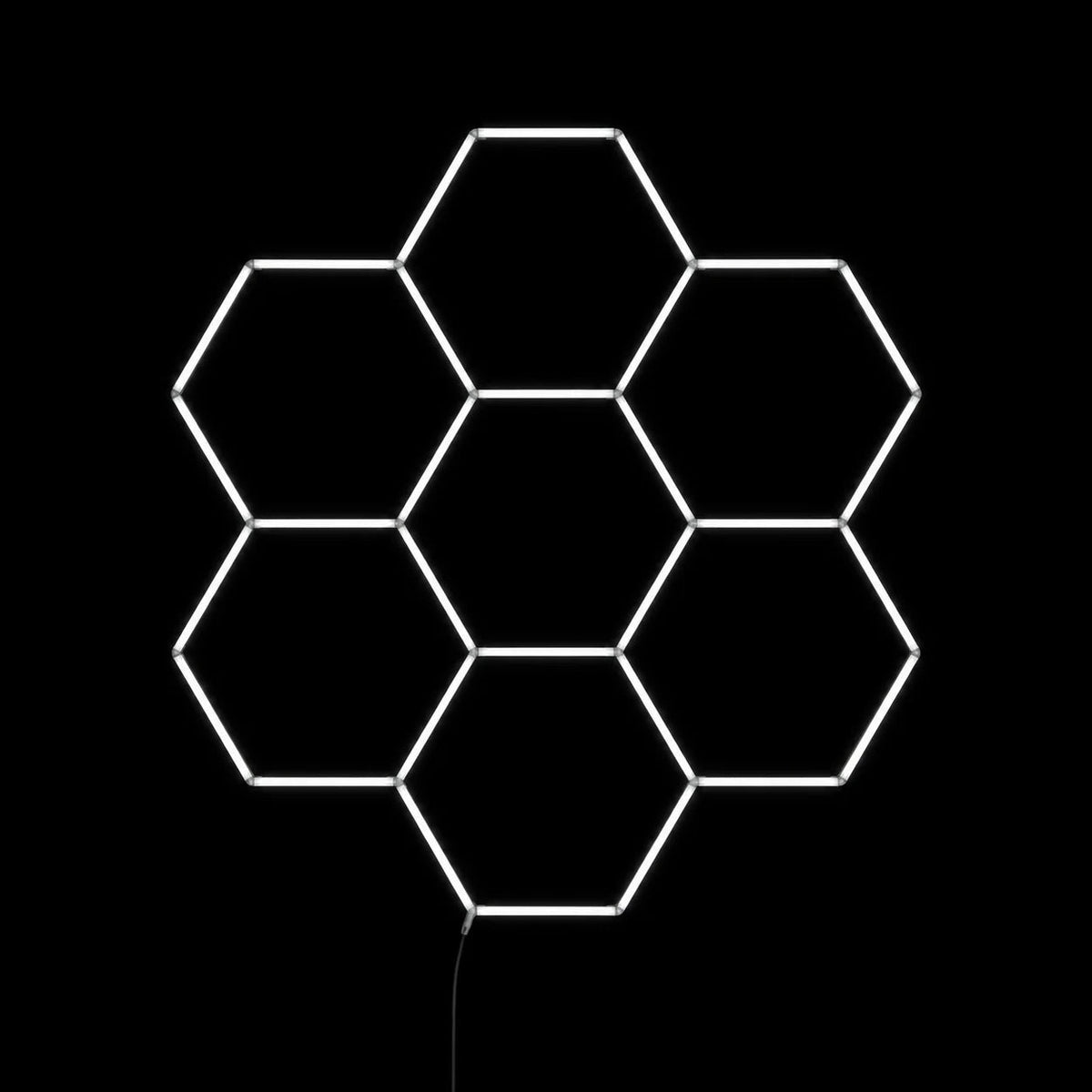 Wall Mount and Office Hexagon LED Light 2363 x 2520 mm - 7 Grid System  Steelmates