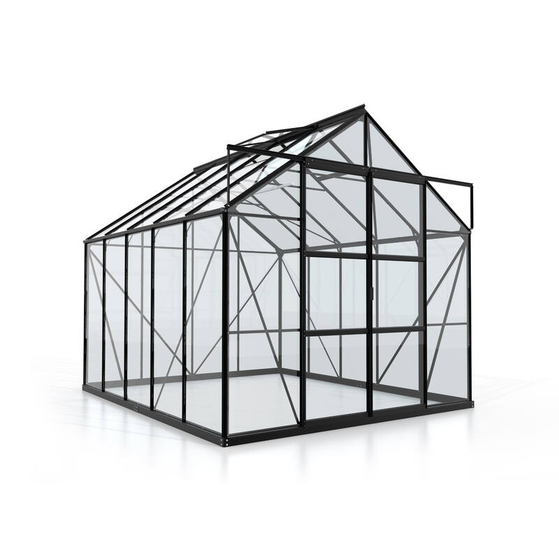Glasshouse 4mm toughened glass 2570 x 3210 x 2320mm