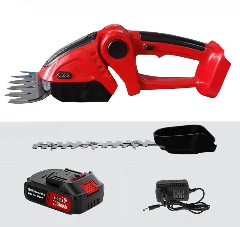 Lightweight Cordless Hedge Trimmer 2-in-1 Grass & Shrub Trimmer  Steelmates
