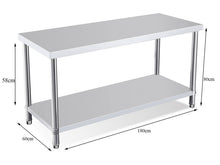 Commercial Stainless Steel Kitchen Bench 1.8m