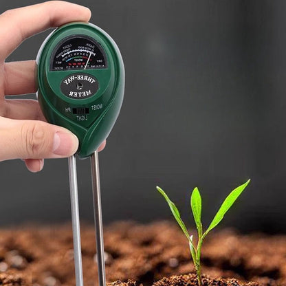 3-in-1 Soil Moisture, pH & Light Meter with Dual Probes  Steelmates