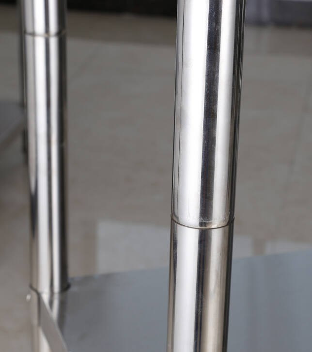 4 Tier stainless steel shelving - 1500x480x1800