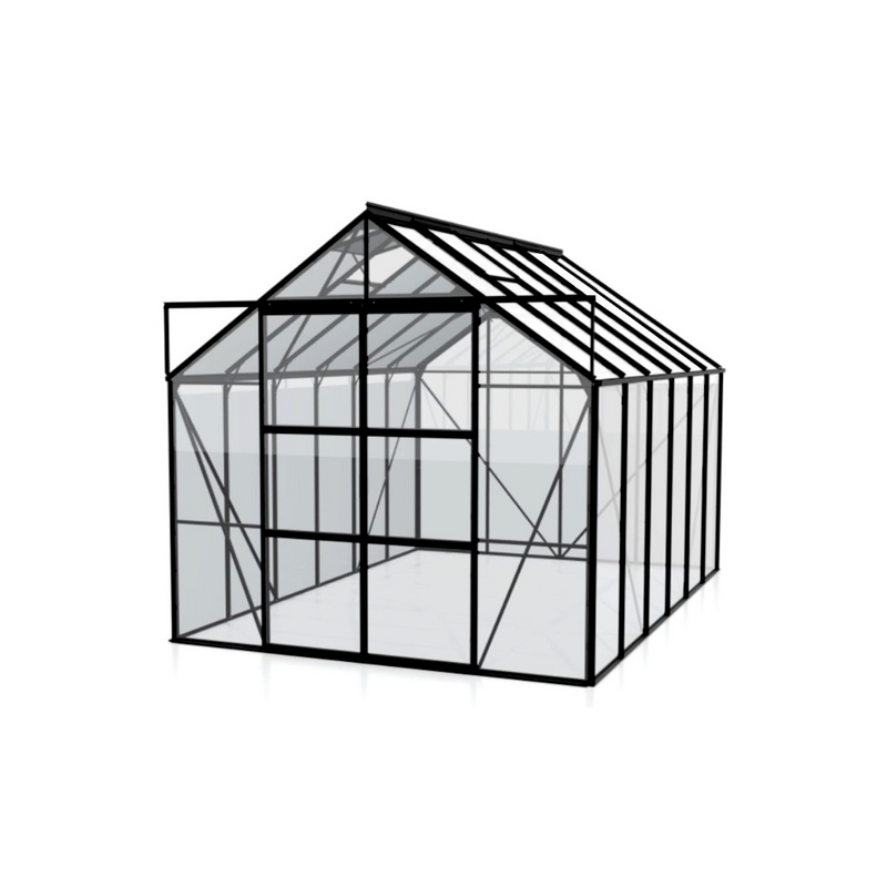 Glasshouse 4mm toughened glass 2570 x 3830 x 2320mm