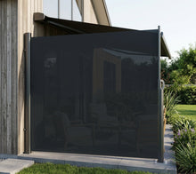Aluminum Retractable Side Awning Shade 2m x 3m - Grey  steelmates