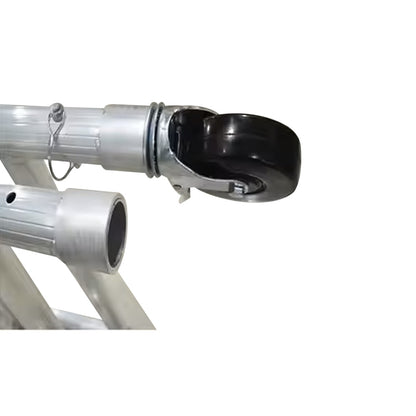 Aluminum Alloy Folding Scaffold with Guardrail 2.8M  Steelmates
