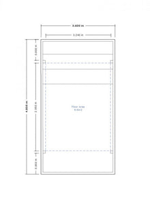 Single Carport 4850(D) x 3600(W)mm