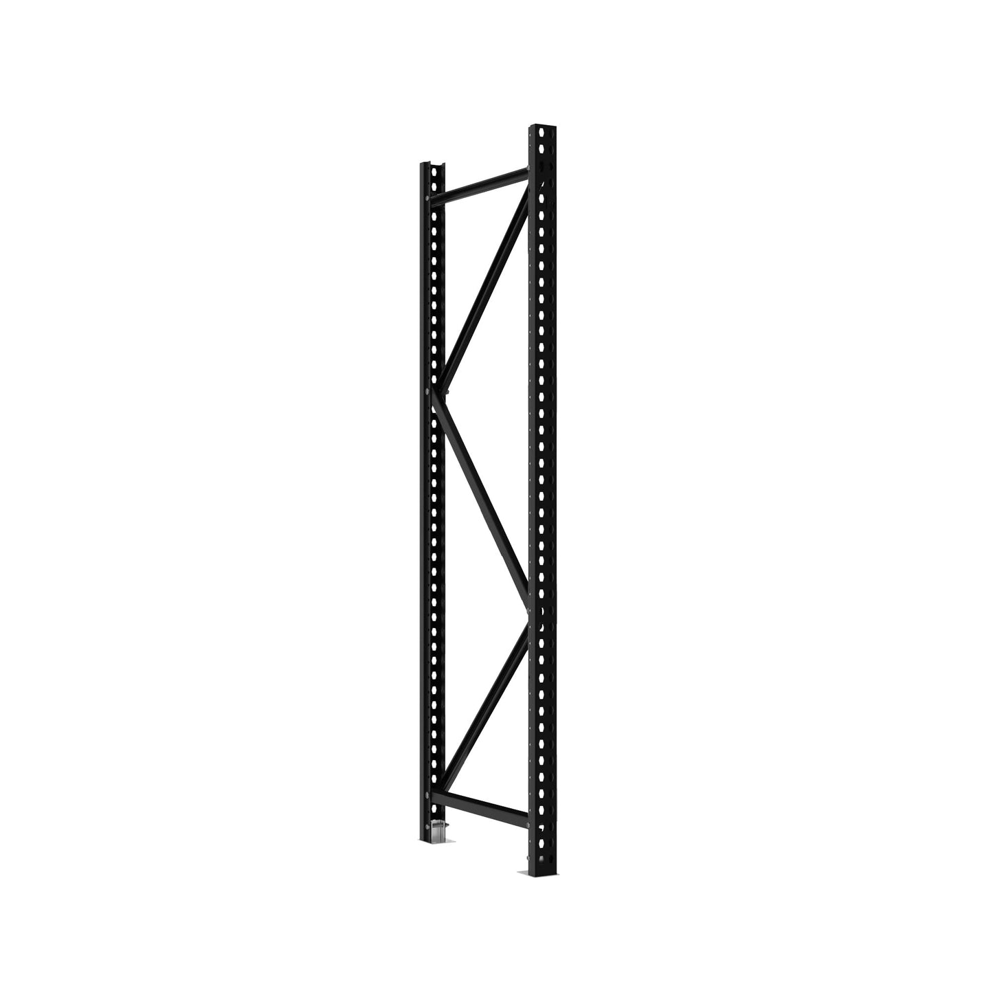 Commercial Shelving Upright 1600 H x 600 D (55x47x1.35mm)- Single Side Upright  Steelmates