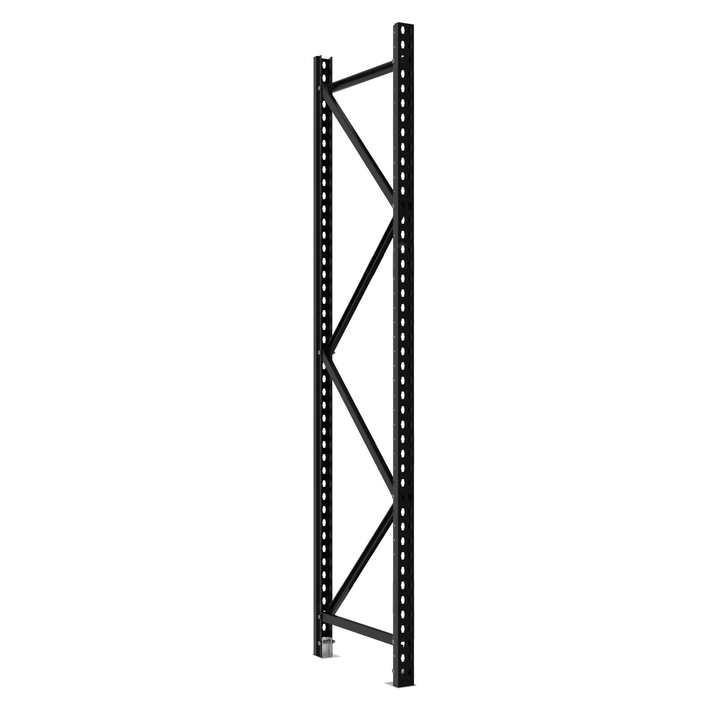 Commercial Shelving Upright 2000 H x 600 D (55x47x1.35mm)- Single Side Upright  Steelmates