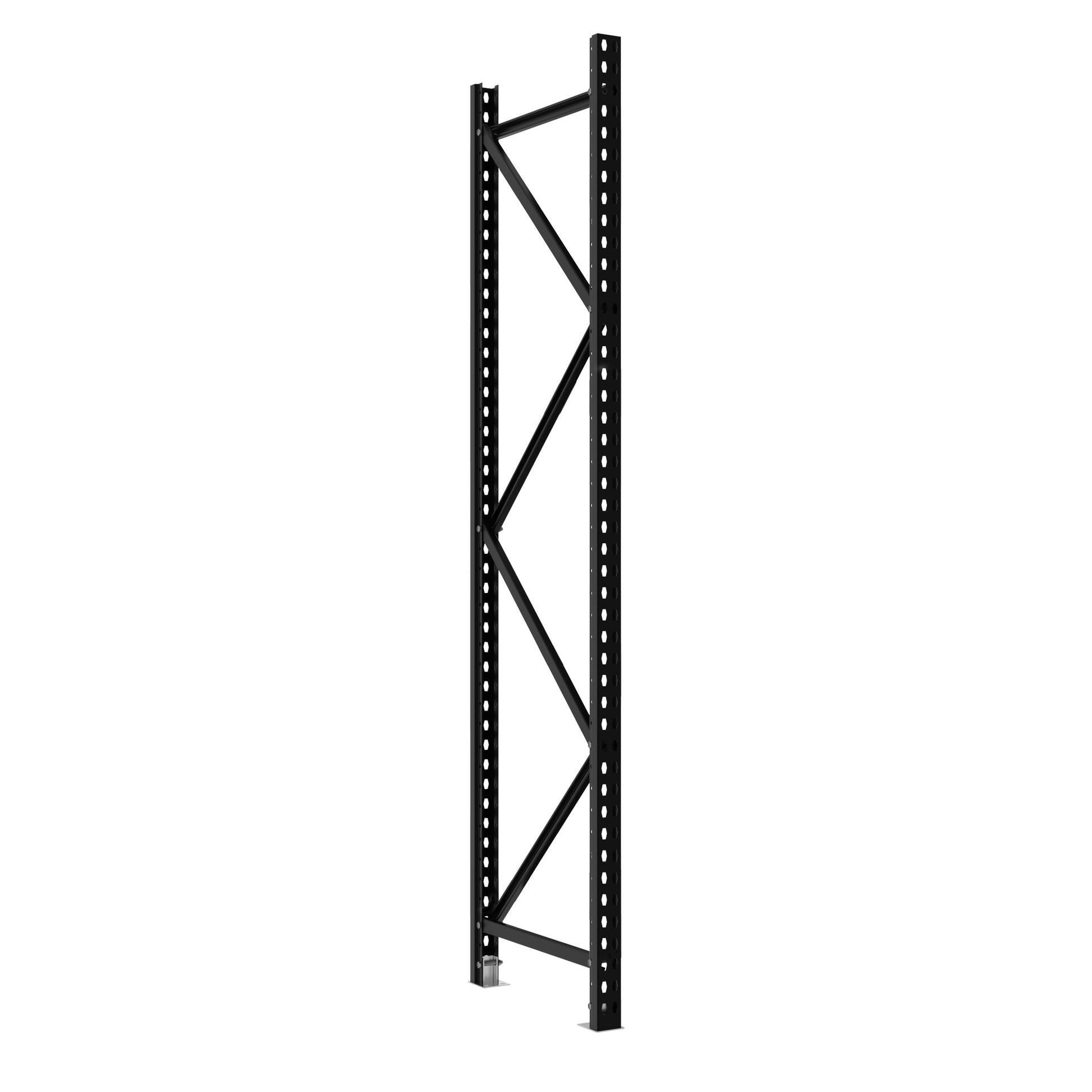 Commercial Shelving Upright 2000 H x 600 D (55x47x1.35mm)- Single Side Upright  Steelmates