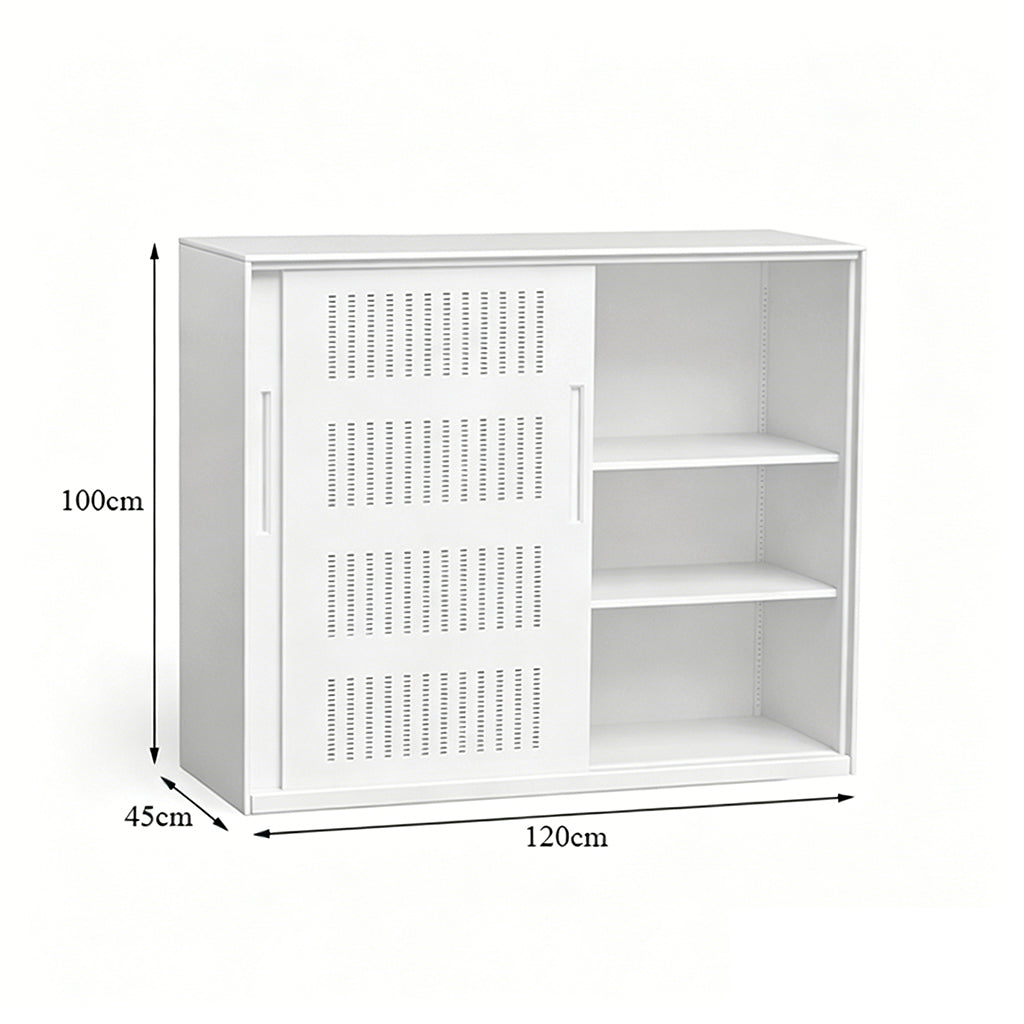 Metal Filing Cabinet  Storage Partition 1.2m wide sliding doors/ Office Cabinet/ Garage Storage Cabinet  steelmates