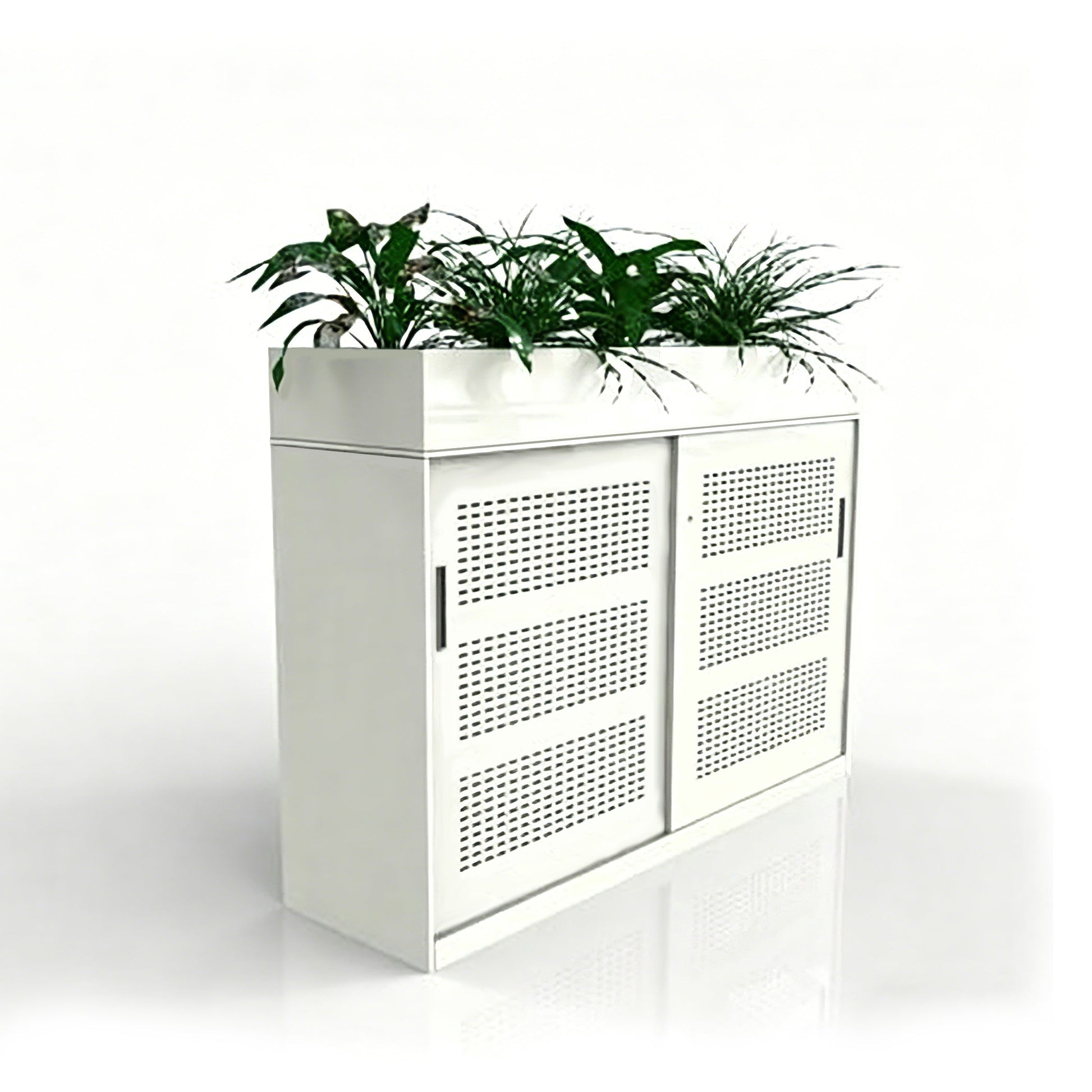 Metal Filing Cabinet  Storage Partition 1.2m wide sliding doors/ Office Cabinet/ Garage Storage Cabinet  steelmates