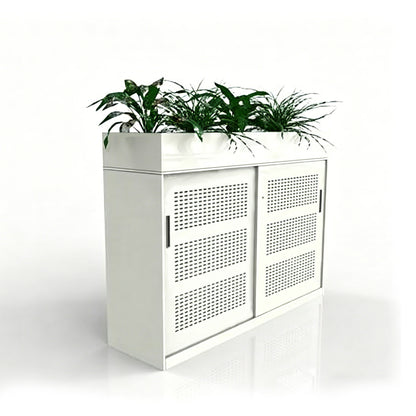Metal Filing Cabinet  Storage Partition 1.2m wide sliding doors/ Office Cabinet/ Garage Storage Cabinet  steelmates