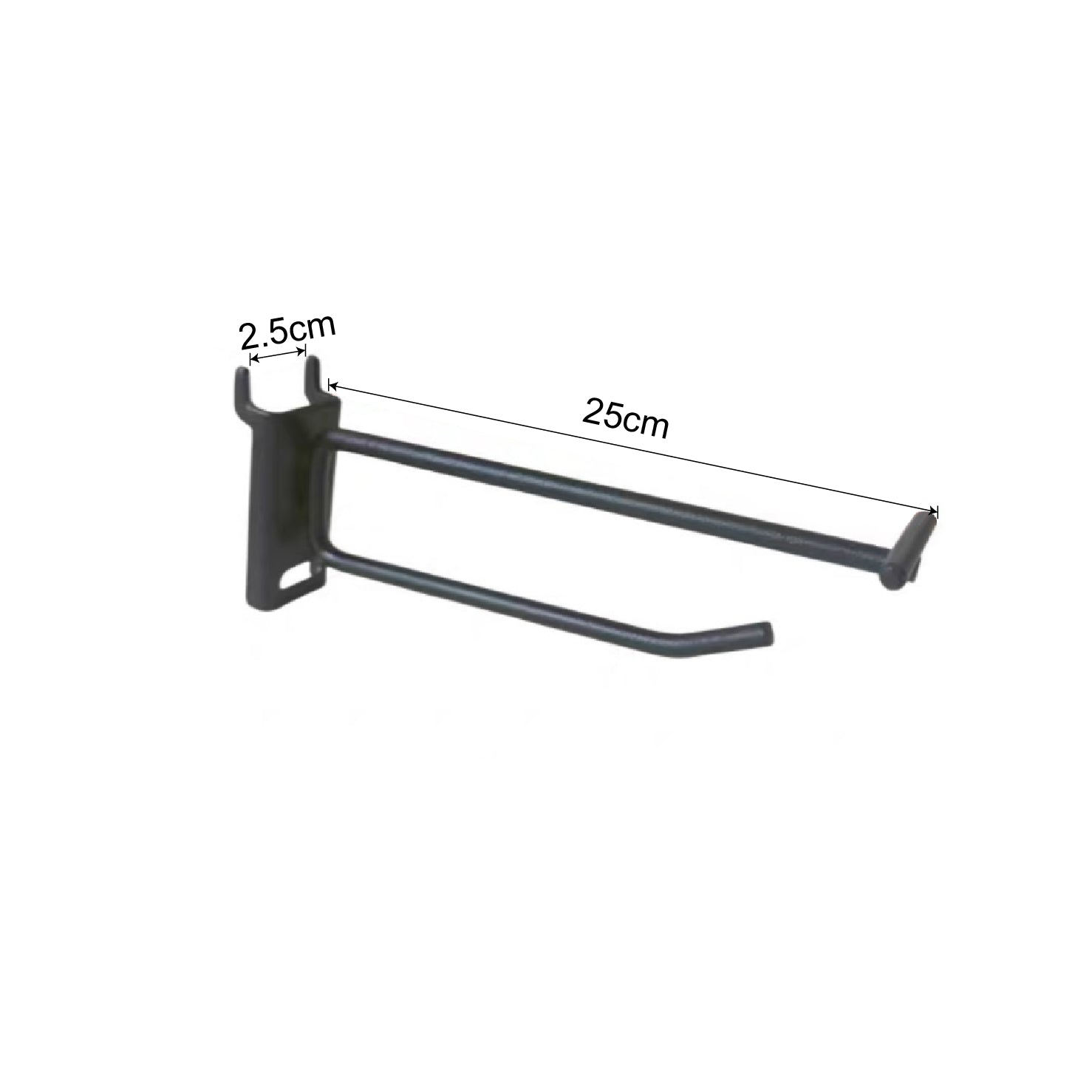 25cm Double Wire Display Hooks -10PCS  Steelmates