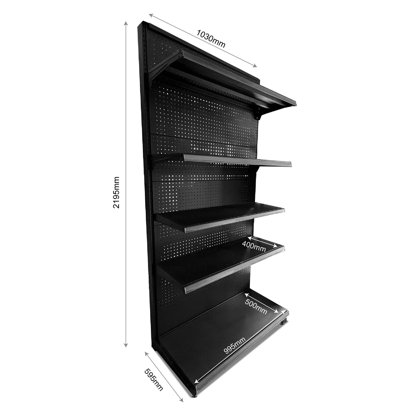Retail Display Shelving Add-on Bay