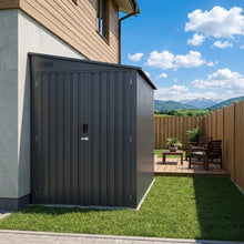 [Grey] Bike Shed / Motorbike Shed 1620mm x 2360mm x 2030mm