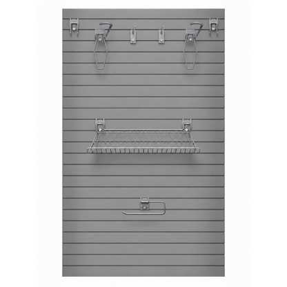 Double Bike Storage Kit – Slatwall Garage Organisation System  Steelmates