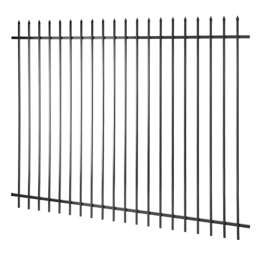 Aluminium Security Fence with Pressed Spear Finial 2400*2000mm  Steelmates