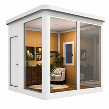 2.79 M Tall Modular Aluminium Pod Series with Insulated Glass Big Garden Sheds Steelmates