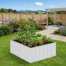 Planter Box / Garden Box/ Raised Garden Bed 900x900x400 CREAM  steelmates