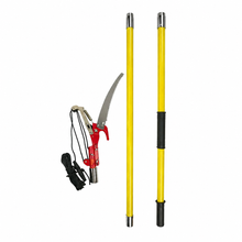 Telescopic High-Branch Pruning Saw – Insulated Fiberglass Handle, SK5 Steel Blade  Steelmates