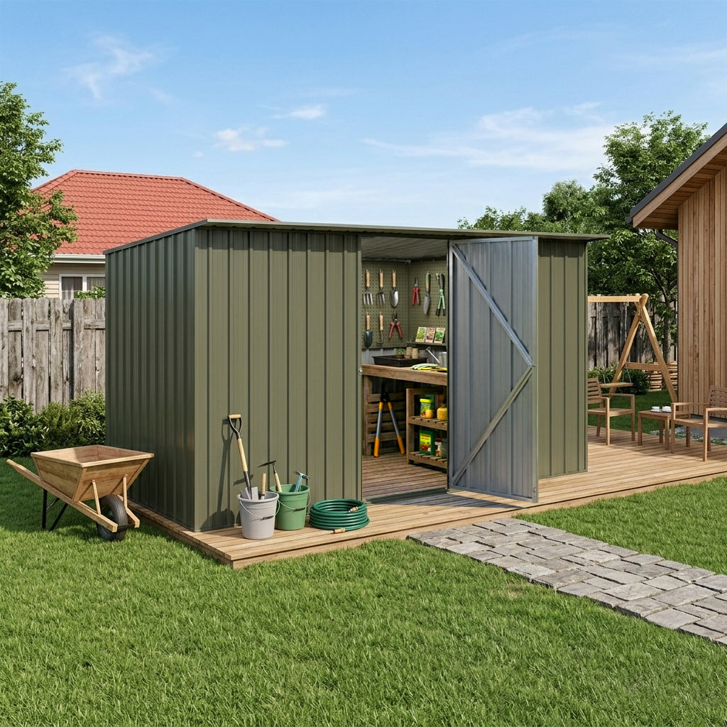 Garden Master Shed 3770 x 1530mm (Options Available)  Garden Master