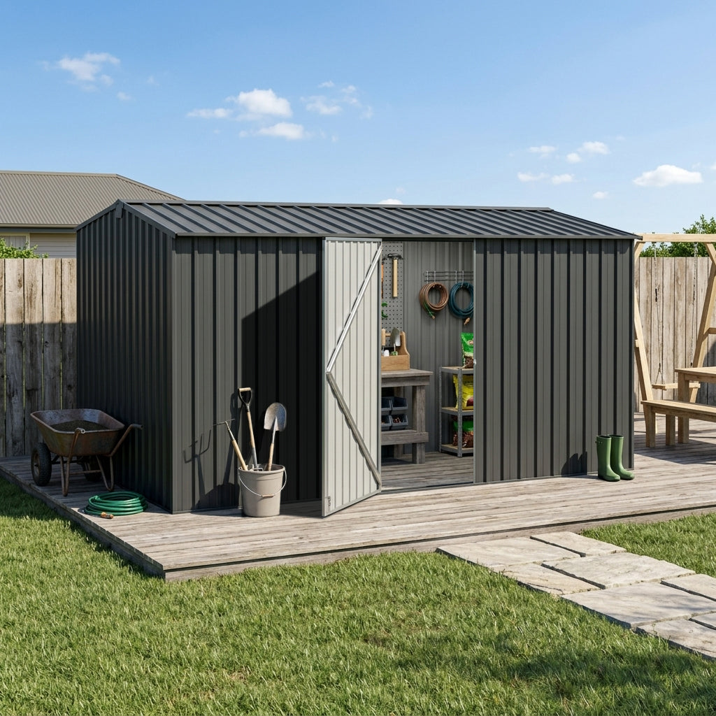 Garden Master Shed 3770 x 2280mm (Options Available) Big Garden Sheds Garden Master