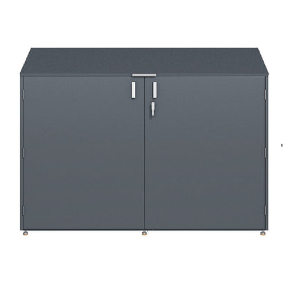 Outdoor Bike Storage Box, Secure Garden Tool Locker, External Equipment Cabinet  Steelmates