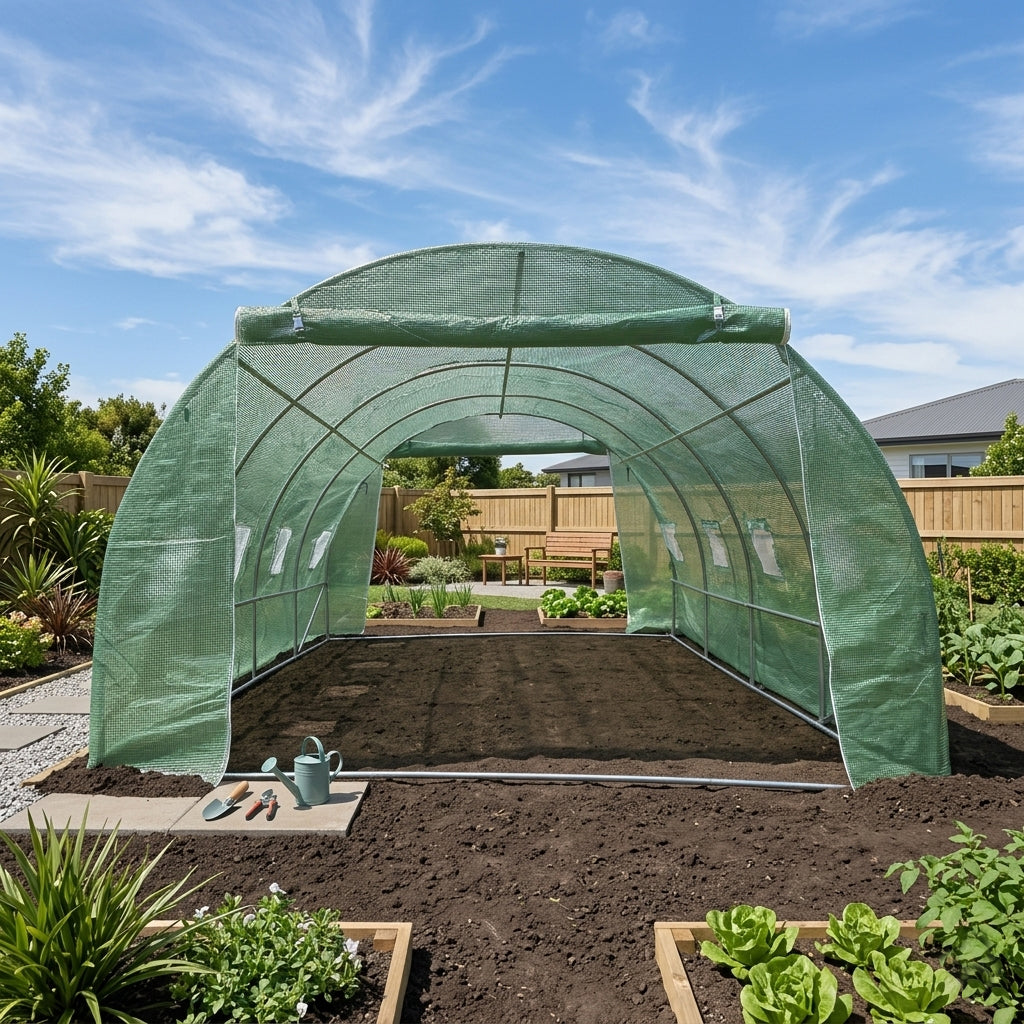 Cover for 4.5m x 3m x 2 Tunnel Greenhouses Tunnel Greenhouse steelmates