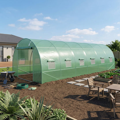 Cover for 6m x 3m x 2m Strong Tunnel Greenhouses Tunnel Greenhouse steelmates
