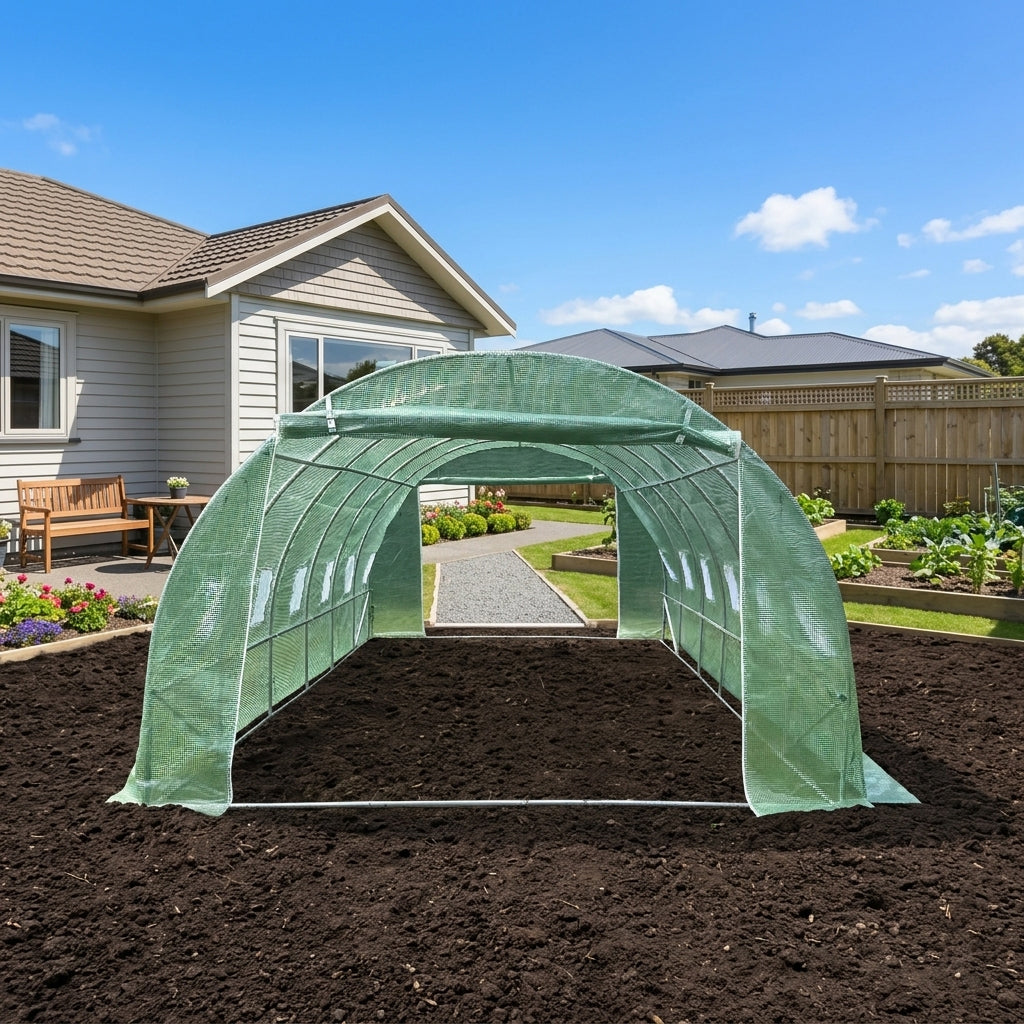 Cover for 6m x 3m x 2m Strong Tunnel Greenhouses Tunnel Greenhouse steelmates