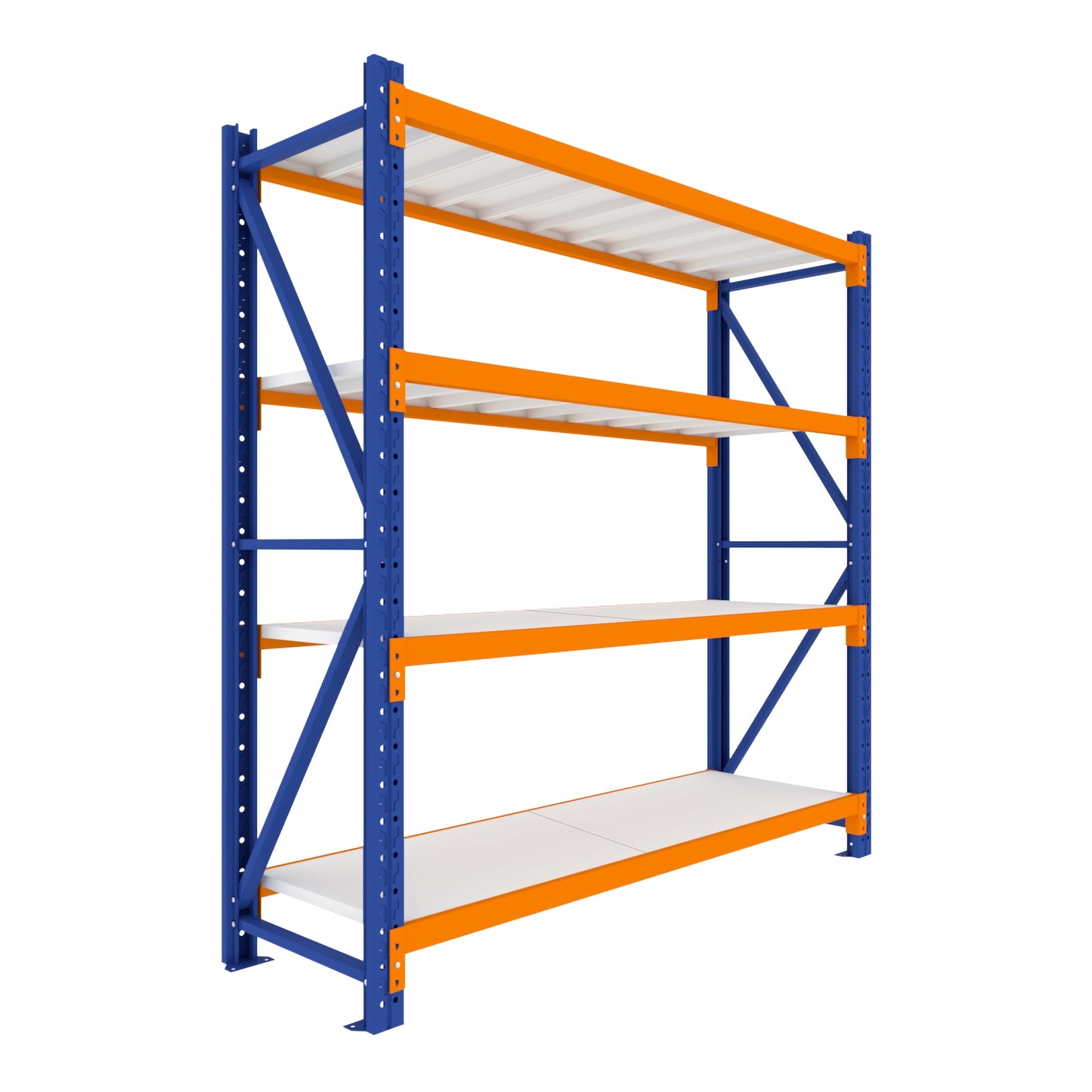 4 Tier Heavy Duty Warehouse Shelving 2000H x 2000L x 600D  Steelmates