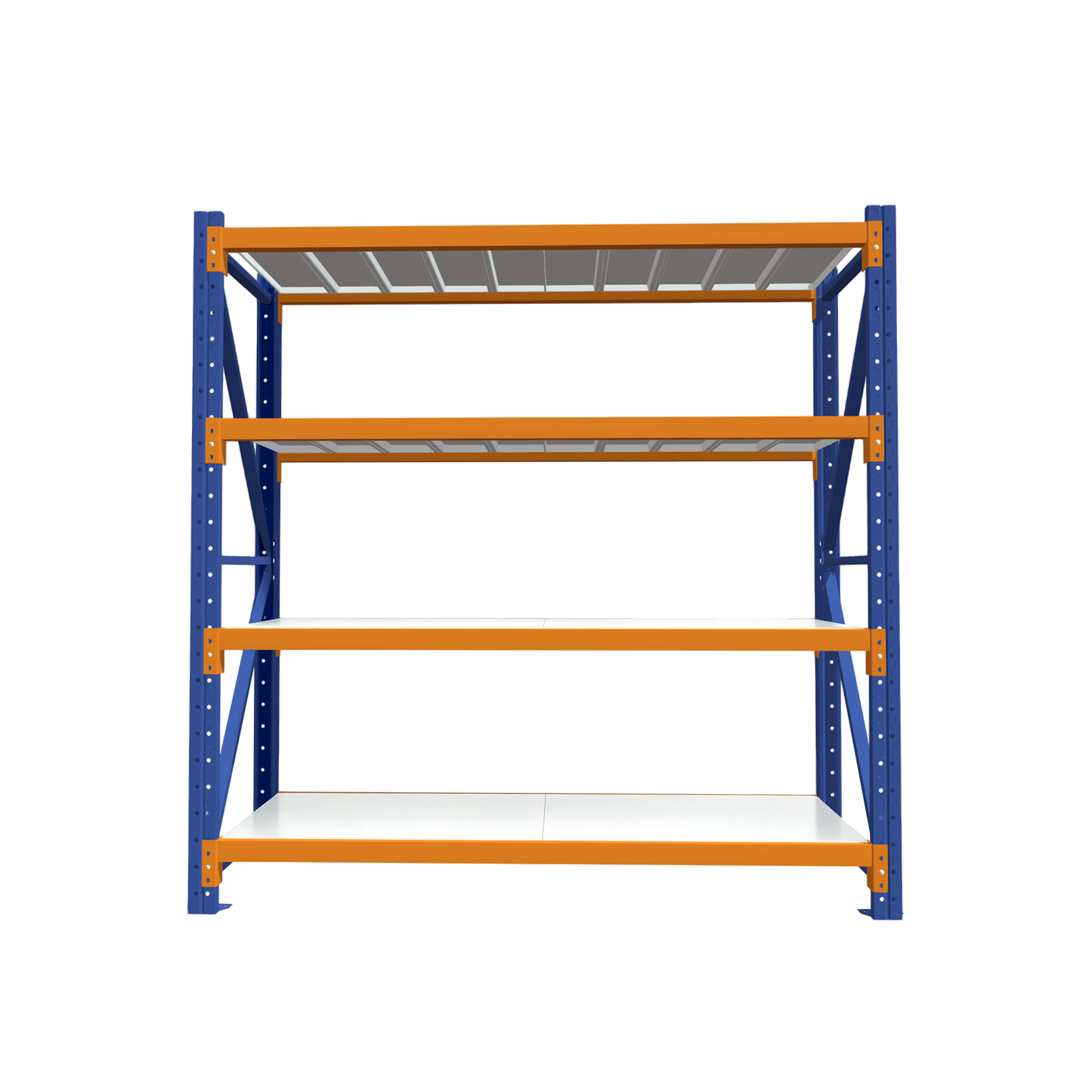 4 Tier Heavy Duty Warehouse Shelving 2000H x 2000L x 600D  Steelmates