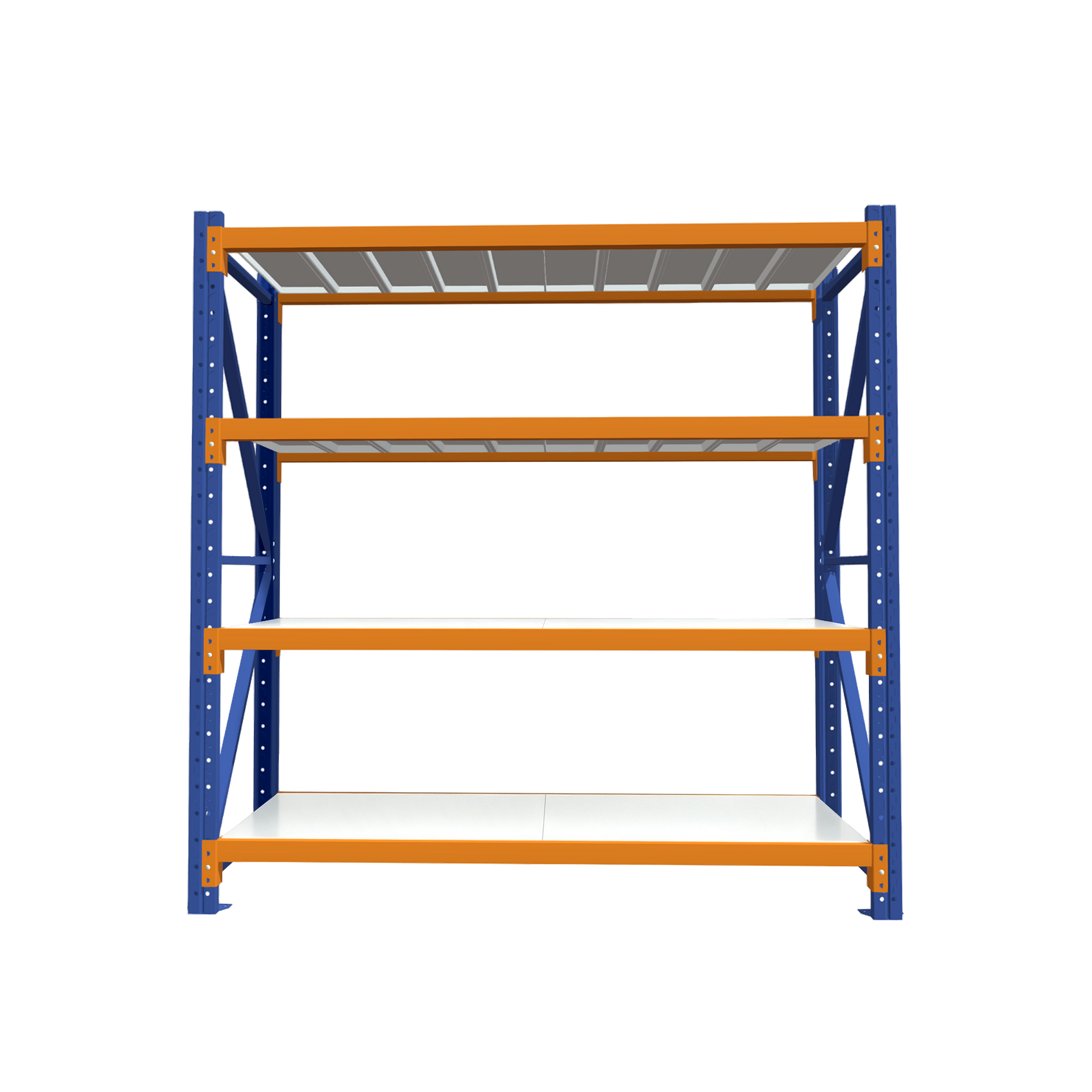 4 Tier Heavy Duty Warehouse Shelving 2000H x 2000L x 600D  Steelmates