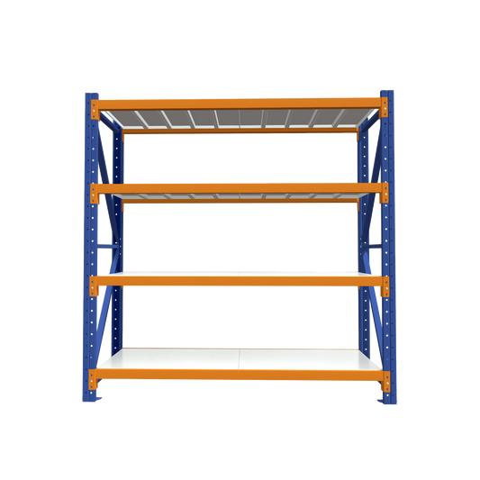 4 Tier Heavy Duty Warehouse Shelving 2000H x 2000L x 600D  Steelmates