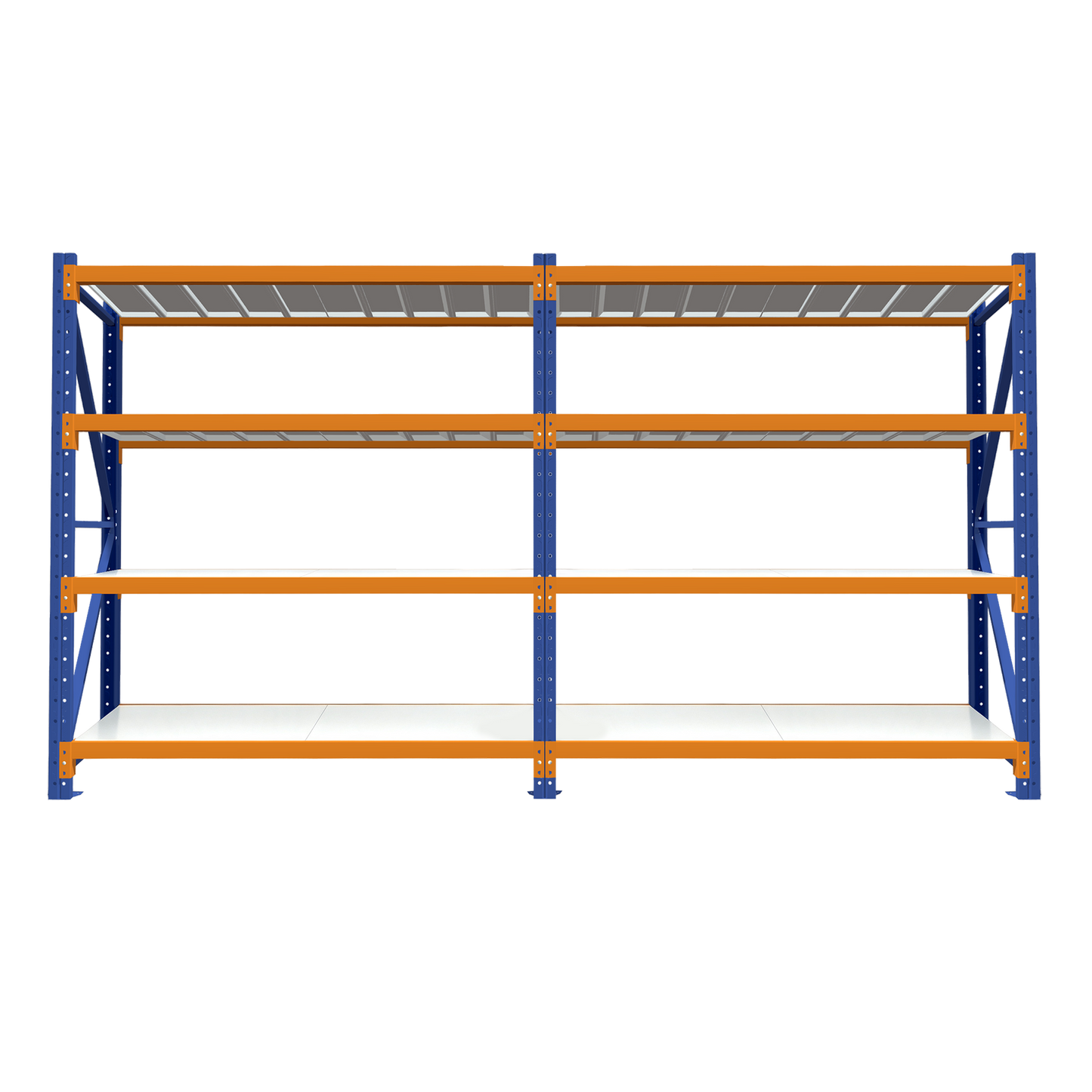 4 Tier Heavy Duty Garage Shelving 3920W x 2000H x 600D  Steelmates